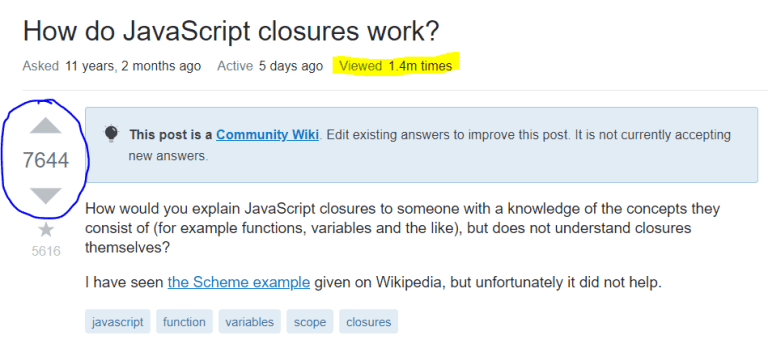 Closures in javascript